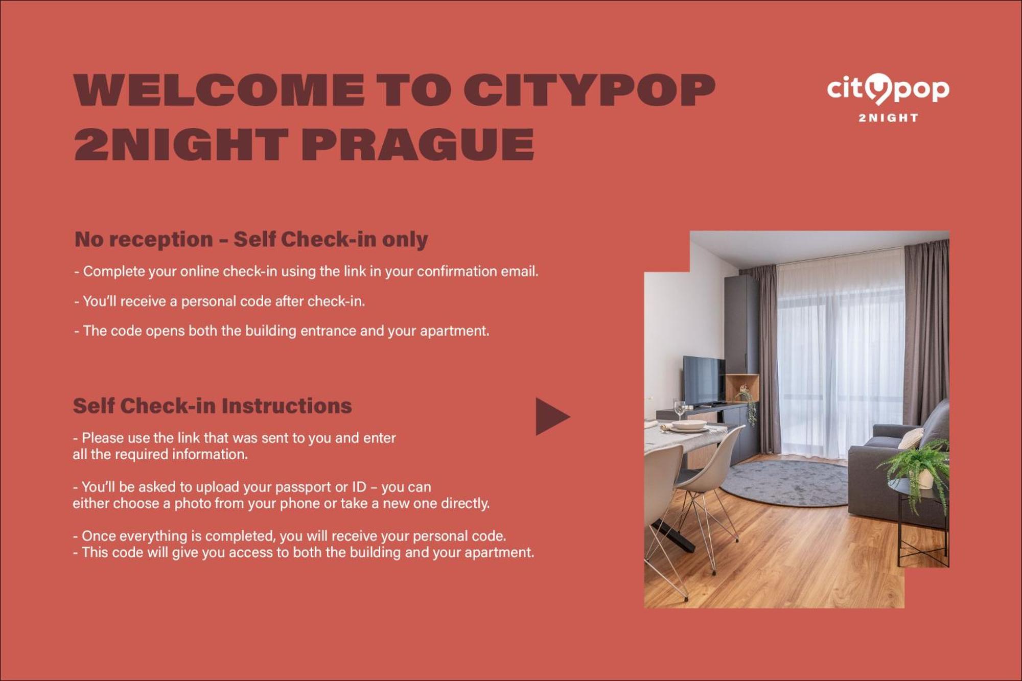 Pop 2night - Self Check-in Aparthotel Praga